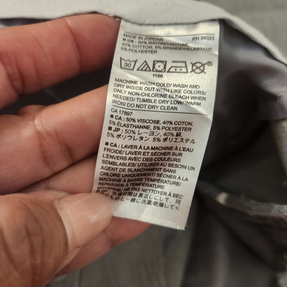 Banana Republic Women's Gray Trousers Sz 4 - Picture 13 of 14